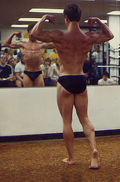 rear double biceps